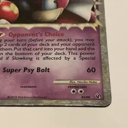 Pokemon Card Slowking Prime 85/90 Undaunted Holo Ultra Rare HP - Image 3