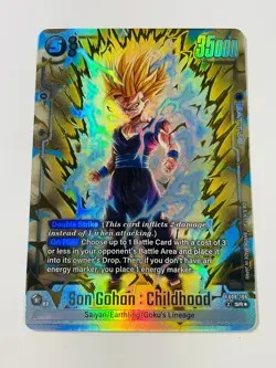 Son Gohan Childhood FB08-106 SR Alternate Alt Art Dragon Ball Fusion World Card - Image 3