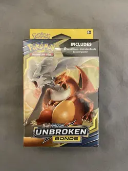 Pokemon TCG Sun & Moon Unbroken Bonds 3-Pack Hanger Box SEALED - Image 1