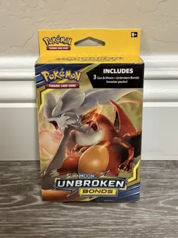Pokemon TCG Sun & Moon Unbroken Bonds 3-Pack Hanger Box SEALED - Image 1