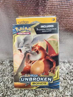 Pokemon TCG Sun & Moon Unbroken Bonds 3 Booster Pack Box New Sealed Lot - Image 1