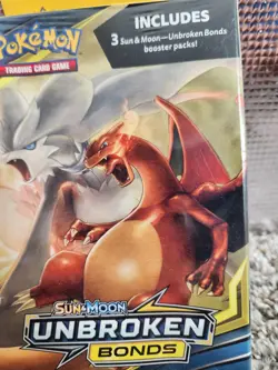 Pokemon TCG Sun & Moon Unbroken Bonds 3 Booster Pack Box New Sealed Lot - Image 2