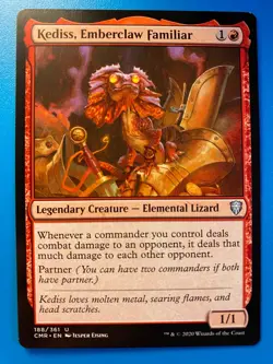 MTG 1x Kediss, Emberclaw Familiar 188 Commander Legends Magic Gathering x1 NM - Image 1