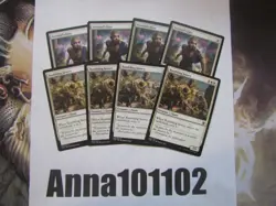 Rumbling Sentry x4 and Sentinel's Eyes 4x, TBD White Commons MTG - Image 1