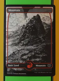 Mountain (Extended Art Foil) 275/277 - VOW - Magic MTG - Image 1