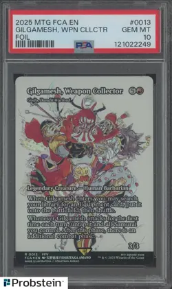 "Tcg 2025 MTG FINAL FANTASY: THROUGH THE AGES #0013 GILGAMESH, WPN CLLCTR FOIL P - Image 1