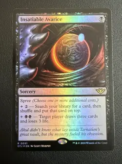 Insatiable Avarice Outlaws of Thunder Junction Foil - Image 1