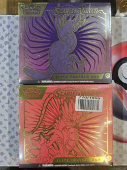 Pokemon TCG Scarlet and Violet Base Set Elite Trainer Box ETB Bundle - Image 1
