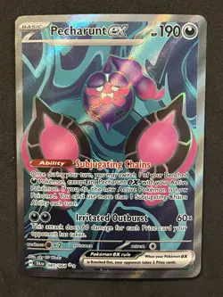 Pecharunt ex Full Art Ultra Rare 085/064 Pokemon Shrouded Fable English NM - Image 1