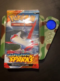 22.6g HEAVY Pokemon TCG: Scarlet and Violet Surging Sparks Booster Pack Latios - Image 1