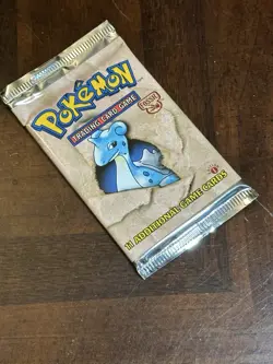 POKEMON FOSSIL 1st EDITION BOOSTER PACK LAPRAS WOTC 1999 FACTORY SEALED UHEAVYU - Image 2