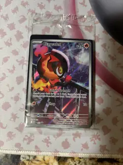 Pokemon TCG Charcadet 022 Me: Mega Evolution Black Star Promo Holo Card SEALED - Image 1
