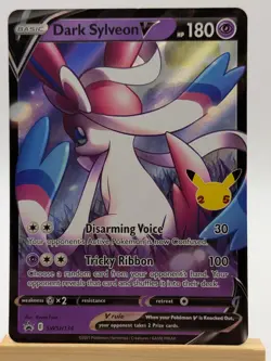 Pokemon TCG Celebrations Dark Sylveon V SWSH134 Holo - F40 - Image 1