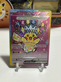 Pokemon Pikachu Ex SIR Ascended Heroes 277/217 - Image 1