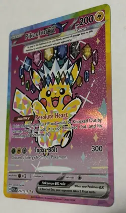 Pokemon Pikachu Ex SIR Ascended Heroes 277/217 - Image 3