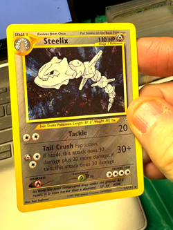 Pokemon TCG Steelix 15/111 Neo Genesis 2000 Holo Rare NM - Check Description - Image 2