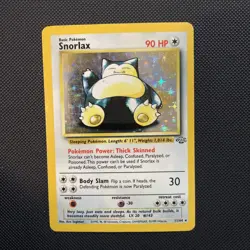 Pokemon TCG Snorlax Jungle 11/64 Holo Unlimited Holo Rare NEAR MINT - Image 1
