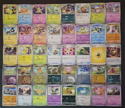 2025 Pokemon TCG S-Chinese Master Ball Sprigatito Rockruff Pikachu Lot*40 JL89 - Image 1