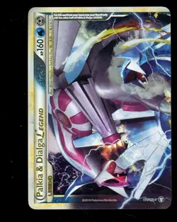 Palkia & Dialga Legend Holo (TOP ONLY) 101/102 HS Triumphant 2010 Pokemon TCG - Image 1