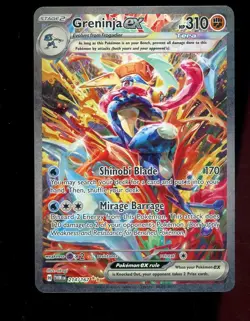 Pokemon Twilight Masquerade Greninja ex 214/167 Special Illustration Rare - Image 1