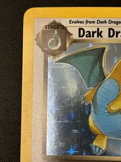 Dark Dragonite Holo Rare Legendary Collection 2002 Pokemon Wotc Holo 005/110 Lp - Image 2