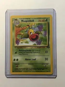 Pokemon TCG Weepinbell Base Set 2 64/130 Regular Unlimited Uncommon - Image 1
