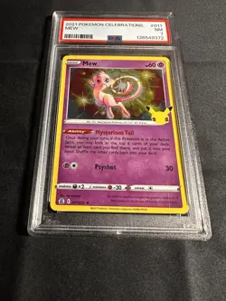 2021 Pokemon Celebrations Mew Holo PSA 7 011/025 - Image 2