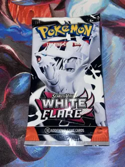 Pokemon White Flare Booster Pack TCG Factory Sealed New Scarlet And Violet - Image 1