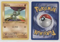 Machop Shadowless 1st Ed. Pokemon Base Set #52 1999 - Image 3