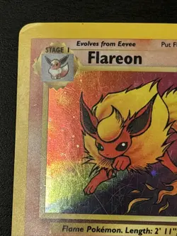 Flareon Legendary Collection Holo 10/110 Pokemon TCG Wotc Holo Eeveelution Mp - Image 2