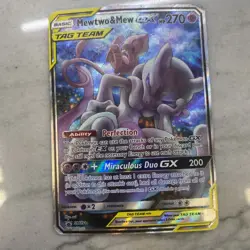 Pokemon Mewtwo and Mew GX SM191 promo Tag Team 2019 Sun & Moon - Image 5