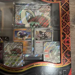 Pokemon TCG Paldean Fates Great Tusk ex & Iron Treads ex Premium Collection |NEW - Image 2