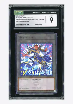 Yu-Gi-Oh CGC 9 Neymar JR Normal Parallel Rare 2025 EFC1-JPTKN Japanese - Image 1