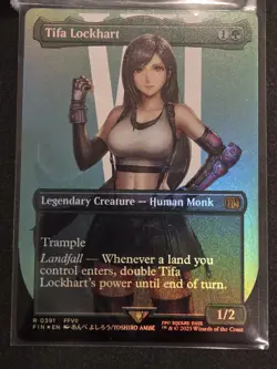 Tifa Lockhart (Borderless) (FIN-391) - FINAL FANTASY Foil Near Mint - Image 1