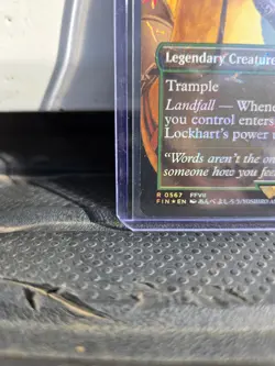 Tifa Lockhart (Borderless) (Chocobo Track Foil) (Magic The Gathering) Near Mint - Image 4