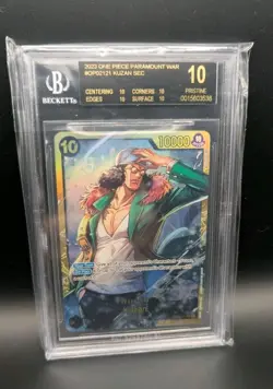 Kuzan SEC OP02-121 Alt Art Paramount War BGS 10 Black Label One Piece - Image 1