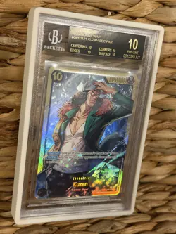 Kuzan SEC OP02-121 Alt Art Paramount War BGS 10 Black Label One Piece - Image 2