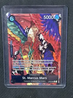 St. Marcus Mars 2025 One Piece Carrying On His Will Alternate Art #OP13-091 - Image 1