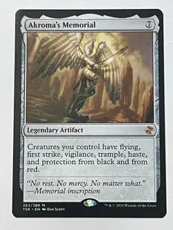 MTG Akroma's Memorial NM Time Spiral Remastered Regular Magic The Gathering - Image 2