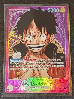 Monkey.D.Luffy (060) (Alternate Art) OP05-060 Awakening of the New Era Foil NM - Image 1