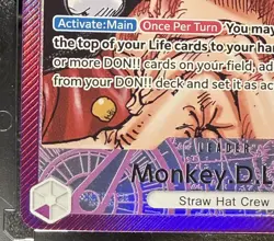 One Piece Monkey D Luffy OP05-060 Alt Art Awakening of the New Era English - Image 3