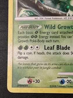 Sceptile 8/106 Holo Rare - Great Encounters - Pokemon Card Holo Rare Lp+ - Image 5