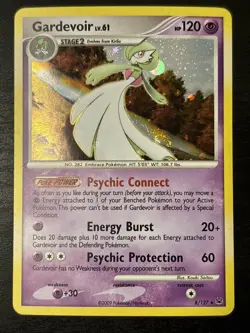 Gardevoir Holo Rare Holo Platinum 8/127 Pokemon Card Swirl! Lp+ - Image 1