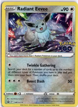 Radiant Eevee Promo SWSH: Sword & Shield Promo Cards SWSH230 NM - Image 1