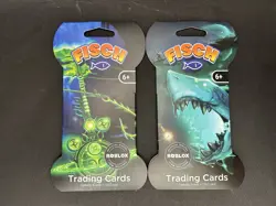 Roblox Fisch Trading Card Booster Packs (Lot Of 5) Factory Sealed |Fast Shipping - Image 5