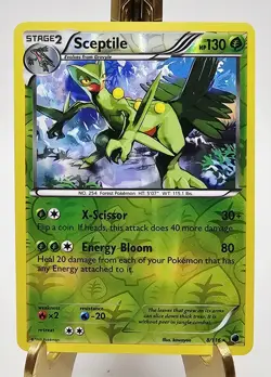 Sceptile Reverse Holo 8/116 Pokemon BW: Plasma Freeze LP Pokemon Card - Image 1