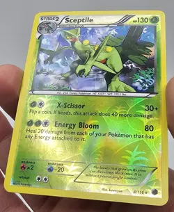 Sceptile Reverse Holo 8/116 Pokemon BW: Plasma Freeze LP Pokemon Card - Image 3