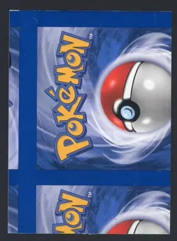 Pokemon English Blank Misprint NFC Cards Front Blank Back Miscut - Image 1