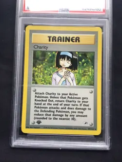Pokemon: Gym Heroes 1st Edition Rare: Charity 99/132 PSA 9 - Image 2