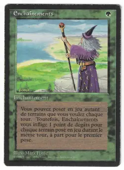►Magic-Style◄ MTG - Fastbond - French Revised FBB - Played - Image 1